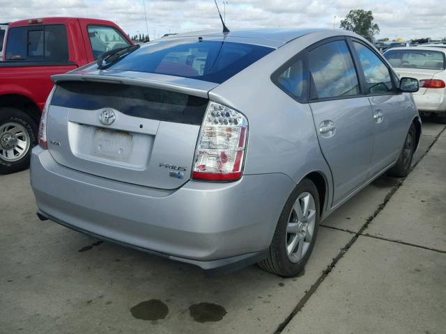 JTDKB20U383420234 - 2008 TOYOTA PRIUS SILVER photo 4