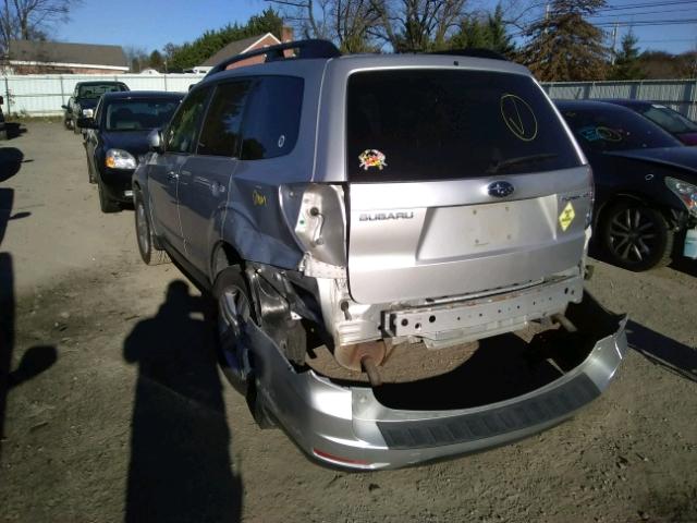 JF2SH64639H742931 - 2009 SUBARU FORESTER 2 SILVER photo 3