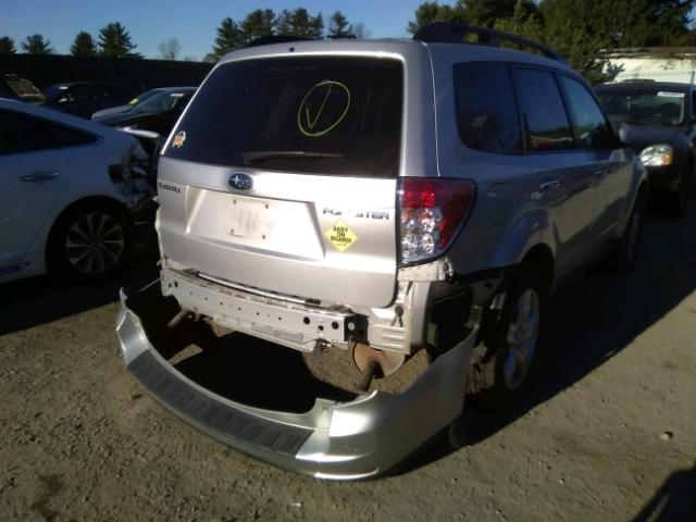 JF2SH64639H742931 - 2009 SUBARU FORESTER 2 SILVER photo 4