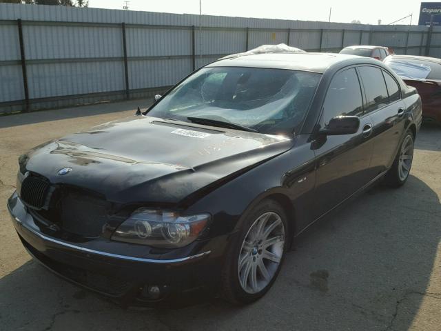 WBAHL83536DT01196 - 2006 BMW 750 I BLACK photo 2