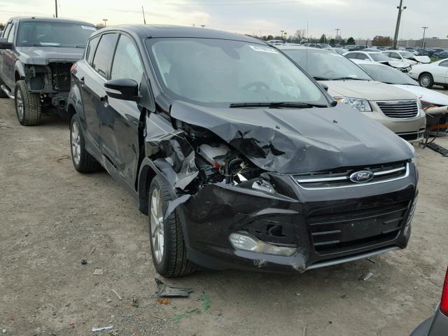 1FMCU0HX4DUB13852 - 2013 FORD ESCAPE SEL BLACK photo 1