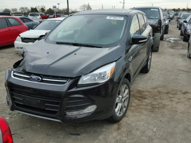 1FMCU0HX4DUB13852 - 2013 FORD ESCAPE SEL BLACK photo 2