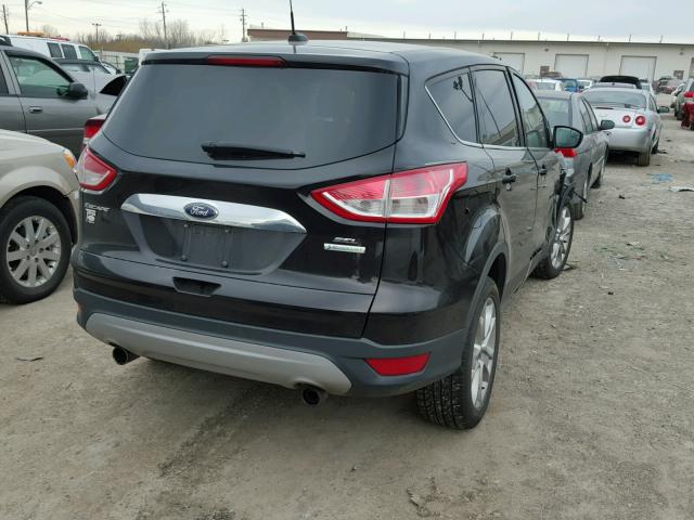 1FMCU0HX4DUB13852 - 2013 FORD ESCAPE SEL BLACK photo 4