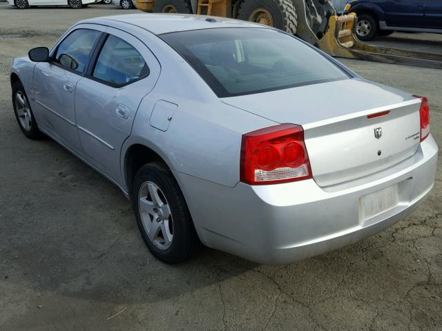 2B3CA3CV1AH307565 - 2010 DODGE CHARGER SX SILVER photo 3