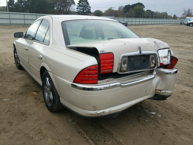 1LNHM87A71Y721533 - 2001 LINCOLN LS 奶油色 照片 3