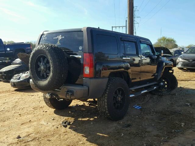 5GTDN136868173650 - 2006 HUMMER H3 BLACK photo 4