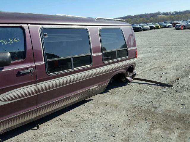 2B6HB21Y7TK117708 - 1996 DODGE RAM VAN B2 BURGUNDY photo 9