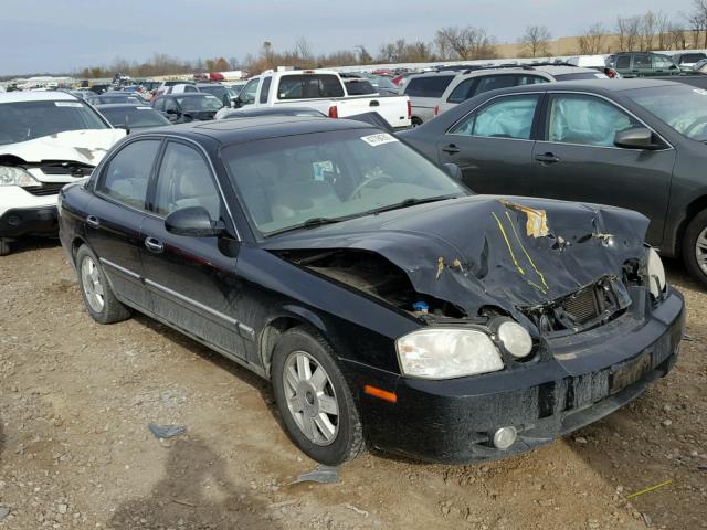 KNAGD126955422706 - 2005 KIA OPTIMA LX BLACK photo 1