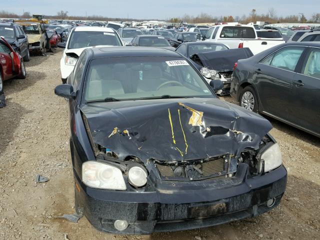 KNAGD126955422706 - 2005 KIA OPTIMA LX BLACK photo 9