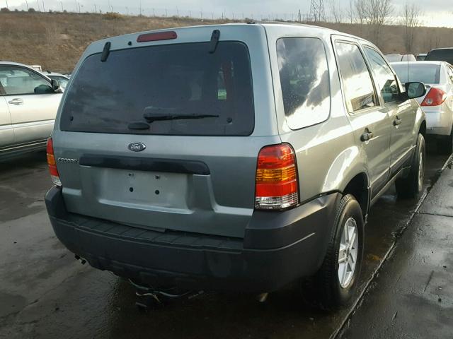 1FMYU92Z96KA03897 - 2006 FORD ESCAPE XLS GREEN photo 4