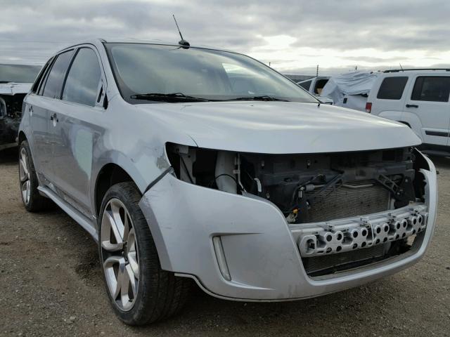 2FMDK4AK7BBB04601 - 2011 FORD EDGE SPORT SILVER photo 1