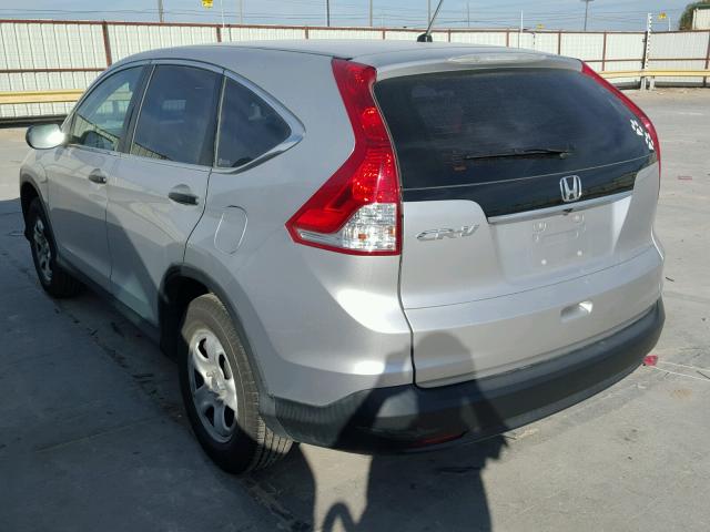 2HKRM3H38CH505805 - 2012 HONDA CR-V LX SILVER photo 3