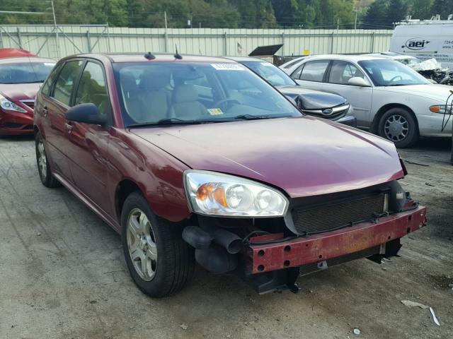 1G1ZU64835F193529 - 2005 CHEVROLET MALIBU MAX წითელი ფოტო 1