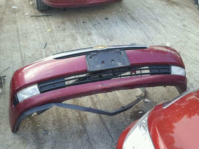 1G1ZU64835F193529 - 2005 CHEVROLET MALIBU MAX წითელი ფოტო 9