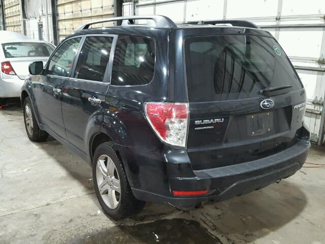 JF2SH6CC7AH789018 - 2010 SUBARU FORESTER 2 BLACK photo 3