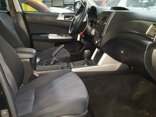 JF2SH6CC7AH789018 - 2010 SUBARU FORESTER 2 BLACK photo 5