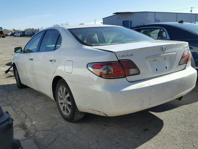 JTHBA30G645004226 - 2004 LEXUS ES 330 WHITE photo 3