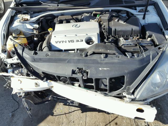 JTHBA30G645004226 - 2004 LEXUS ES 330 WHITE photo 7