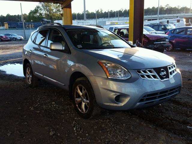 JN8AS5MTXBW170936 - 2011 NISSAN ROGUE S BLUE photo 1