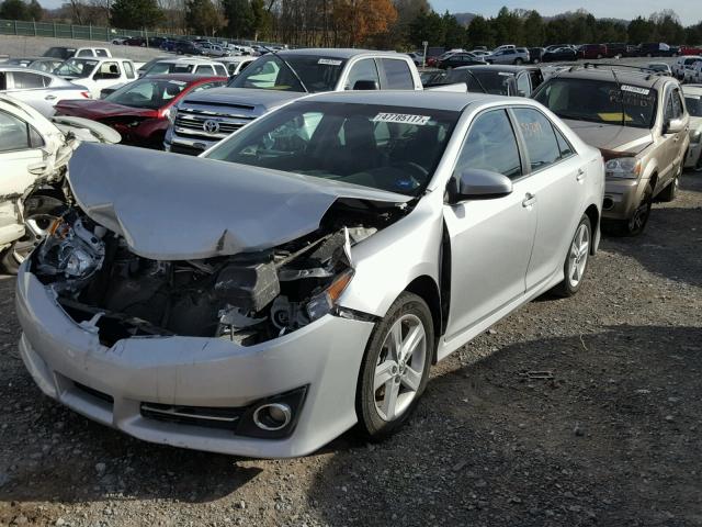 4T1BF1FK5DU276450 - 2013 TOYOTA CAMRY L SILVER photo 2