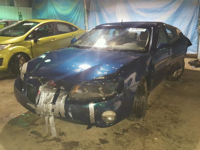 2G2WP522151168960 - 2005 PONTIAC GRAND PRIX TEAL photo 2