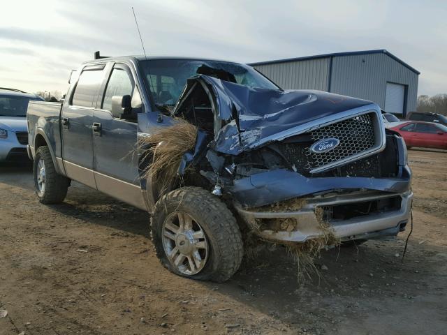 1FTPW145X4KD14225 - 2004 FORD F150 SUPER BLUE photo 1