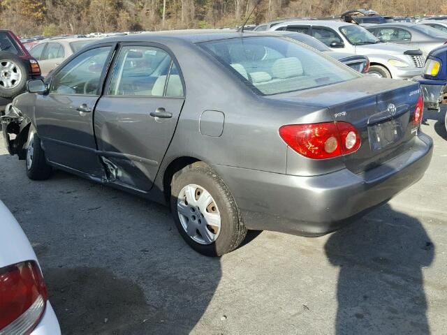 2T1BR30E67C854938 - 2007 TOYOTA COROLLA CE GRAY photo 3