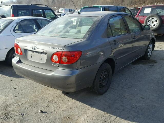 2T1BR30E67C854938 - 2007 TOYOTA COROLLA CE GRAY photo 4