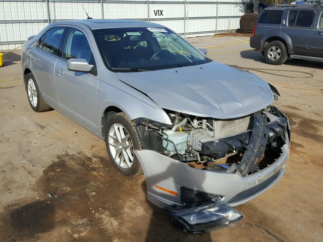 3FAHP0JG0AR298227 - 2010 FORD FUSION SEL SILVER photo 1