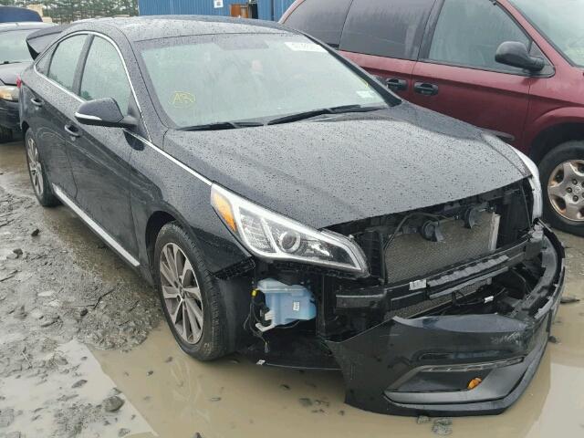 5NPE34AF8FH067772 - 2015 HYUNDAI SONATA SPO BLACK photo 1