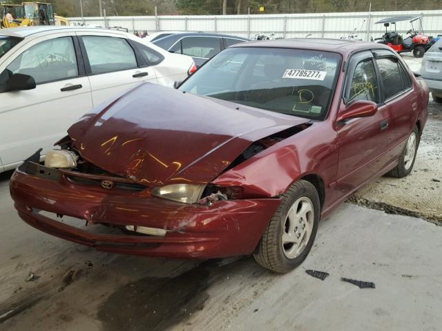 2T1BR18E6YC292100 - 2000 TOYOTA COROLLA VE RED photo 2