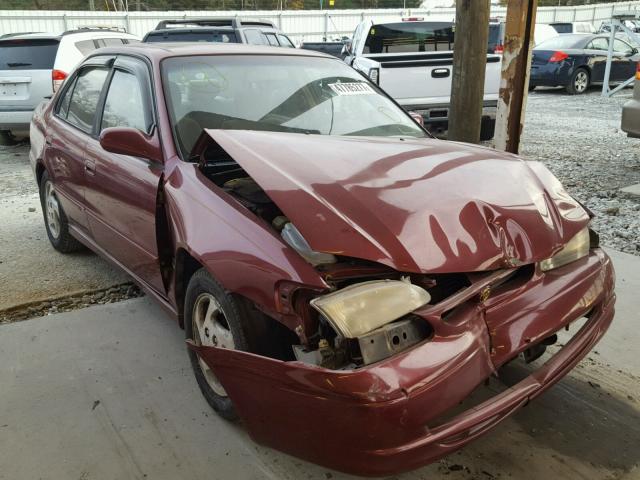 2T1BR18E6YC292100 - 2000 TOYOTA COROLLA VE RED photo 9