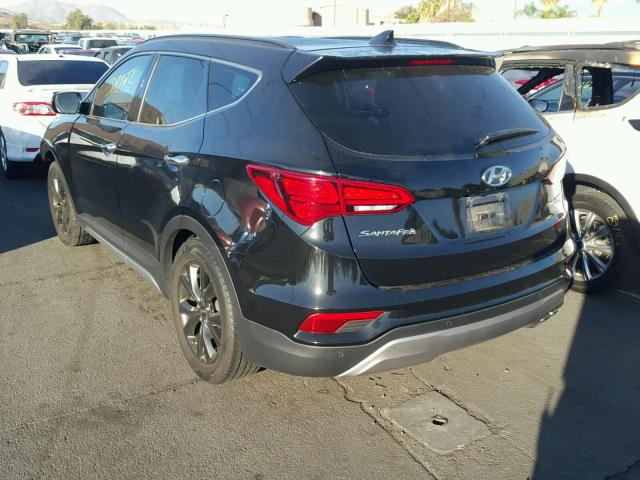 5XYZW4LA7HG386097 - 2017 HYUNDAI SANTA FE S 黑色 照片 3