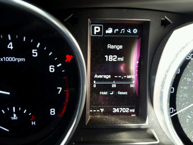 5XYZW4LA7HG386097 - 2017 HYUNDAI SANTA FE S 黑色 照片 8