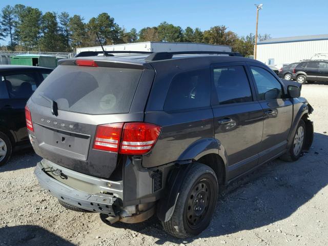 3C4PDCAB6HT638420 - 2017 DODGE JOURNEY SE CHARCOAL photo 4