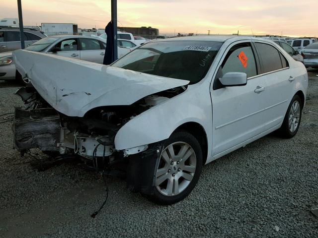 3FAFP08186R122753 - 2006 FORD FUSION SEL WHITE photo 2