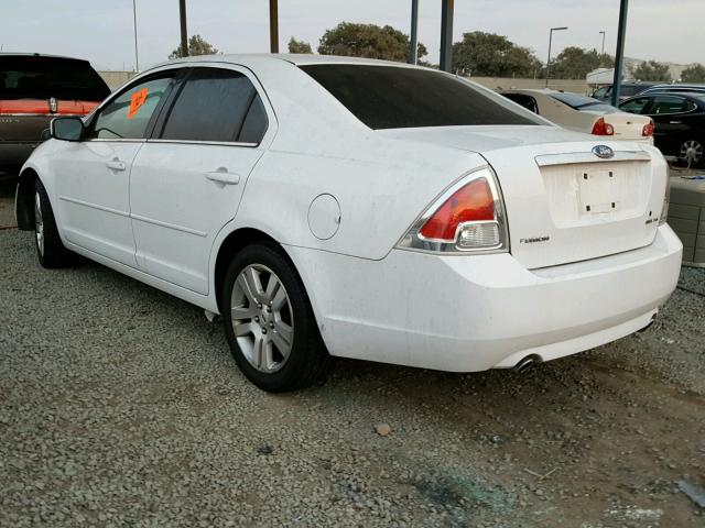 3FAFP08186R122753 - 2006 FORD FUSION SEL WHITE photo 3