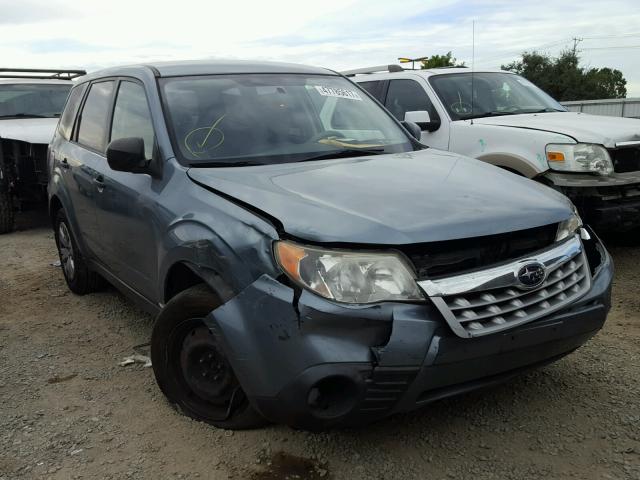 JF2SHAAC6CH408459 - 2012 SUBARU FORESTER 2 BLUE photo 1