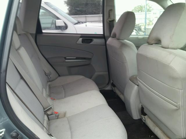 JF2SHAAC6CH408459 - 2012 SUBARU FORESTER 2 BLUE photo 6