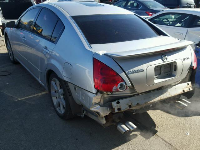 1N4BA41E48C832741 - 2008 NISSAN MAXIMA SE SILVER photo 3