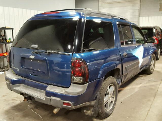 1GNET16S756174140 - 2005 CHEVROLET TRAILBLAZE BLUE photo 4