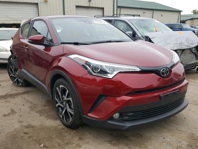 NMTKHMBX9JR019923 - 2018 TOYOTA C-HR XLE RED photo 1