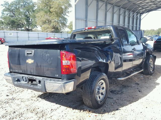 1GCSCPEX4AZ118693 - 2010 CHEVROLET SILVERADO BLACK photo 4