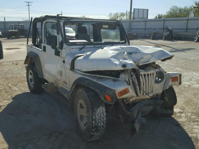 1J4F449S73P347258 - 2003 JEEP WRANGLER / WHITE photo 1