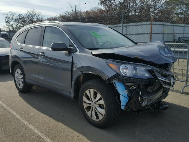 2HKRM4H72DH644807 - 2013 HONDA CR-V EXL SILVER photo 1