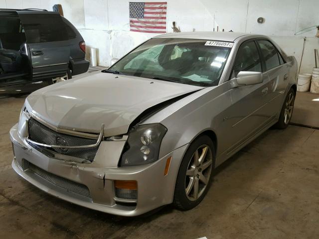 1G6DN57S440168529 - 2004 CADILLAC CTS-V SILVER photo 2