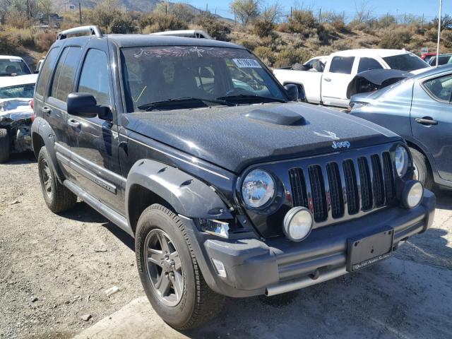 1J4GL38K95W566492 - 2005 JEEP LIBERTY RE BLACK photo 1