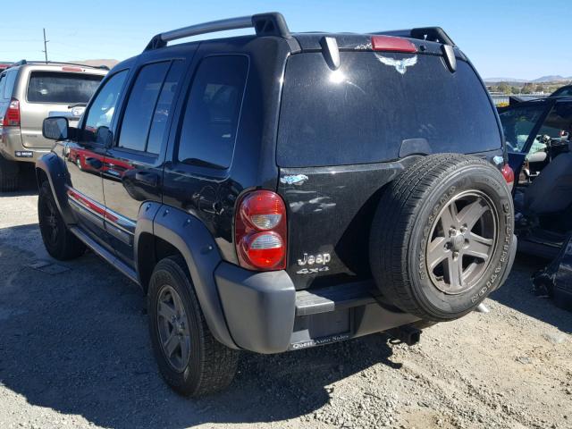 1J4GL38K95W566492 - 2005 JEEP LIBERTY RE BLACK photo 3