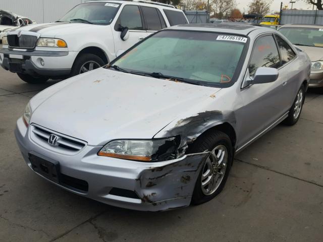 1HGCG22562A038439 - 2002 HONDA ACCORD EX SILVER photo 2