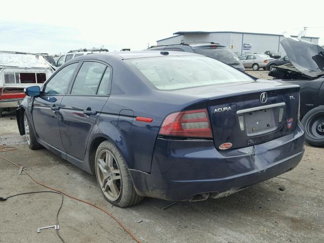 19UUA66258A040771 - 2008 ACURA TL BLUE photo 3